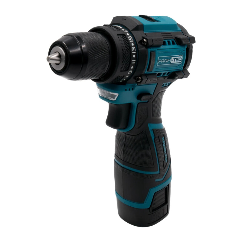 Аккумуляторный шуруповерт PROFI-TEC PCD35168BL (2×PT1620 (2.0 Ач), зарядное устройство) - Зображення 1