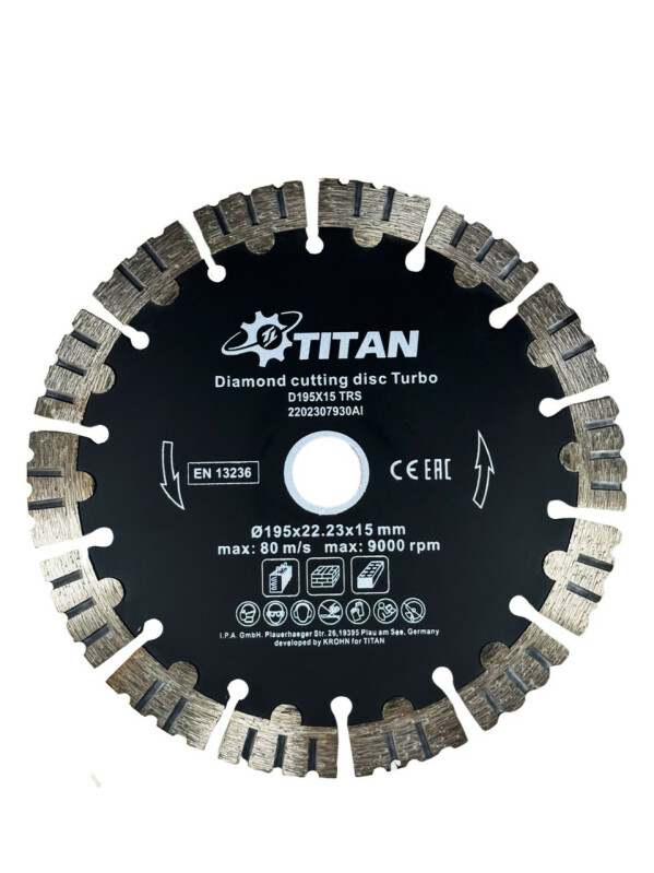 Штроборез-бетонорез TITAN PGC32200 EC BRUSHLESS - Зображення 2