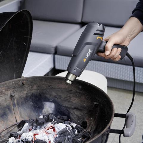 Технический фен STEINEL HM 1620 S 1600 Вт Регулировка в 2 ступенях температуры до 300/500°C - Зображення 4