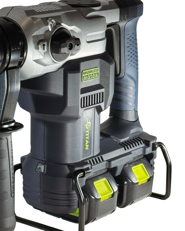 Перфоратор аккумуляторный безщеточный SDS-MAX TITAN PRH3840B-CORE 11,6 Дж - Зображення 6