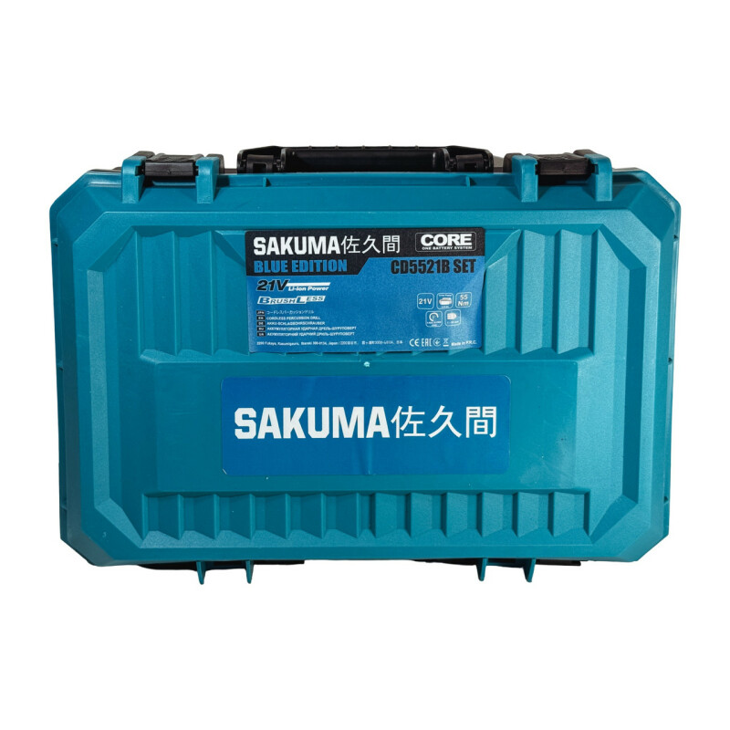 Шлифмашина угловая аккумуляторная 21В, 125мм, бесщеточная, SAKUMA BLUE. CAG521B-CORE SET02 - Зображення 3