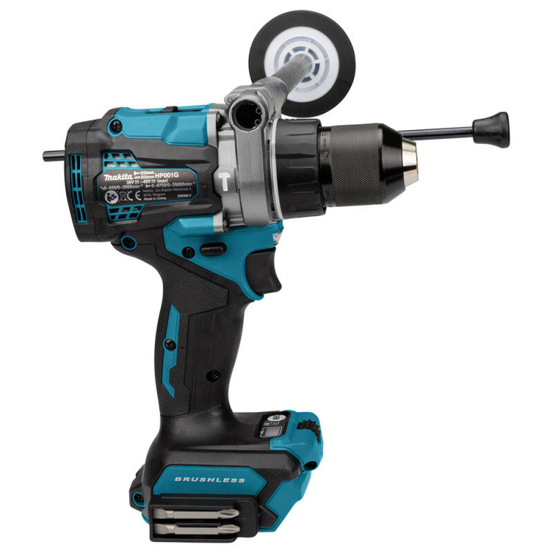 Аккумуляторная дрель-шуруповерт с ударом Makita XGT 40 V MAX HP001GZ (без АКБ) - Зображення 3