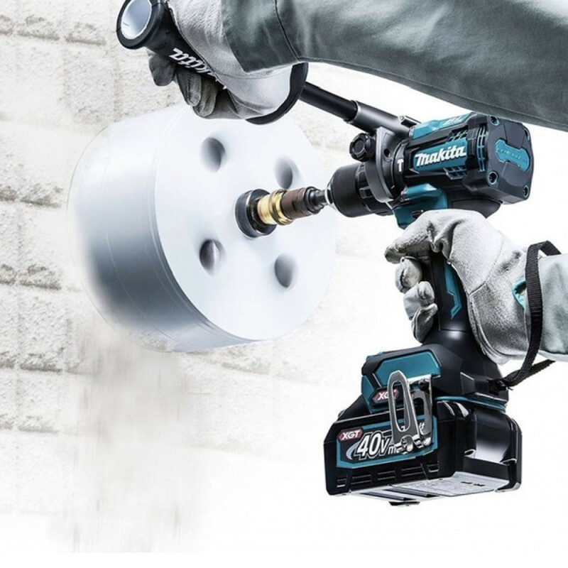 Аккумуляторная дрель-шуруповерт с ударом Makita XGT 40 V MAX HP001GZ (без АКБ) - Зображення 7