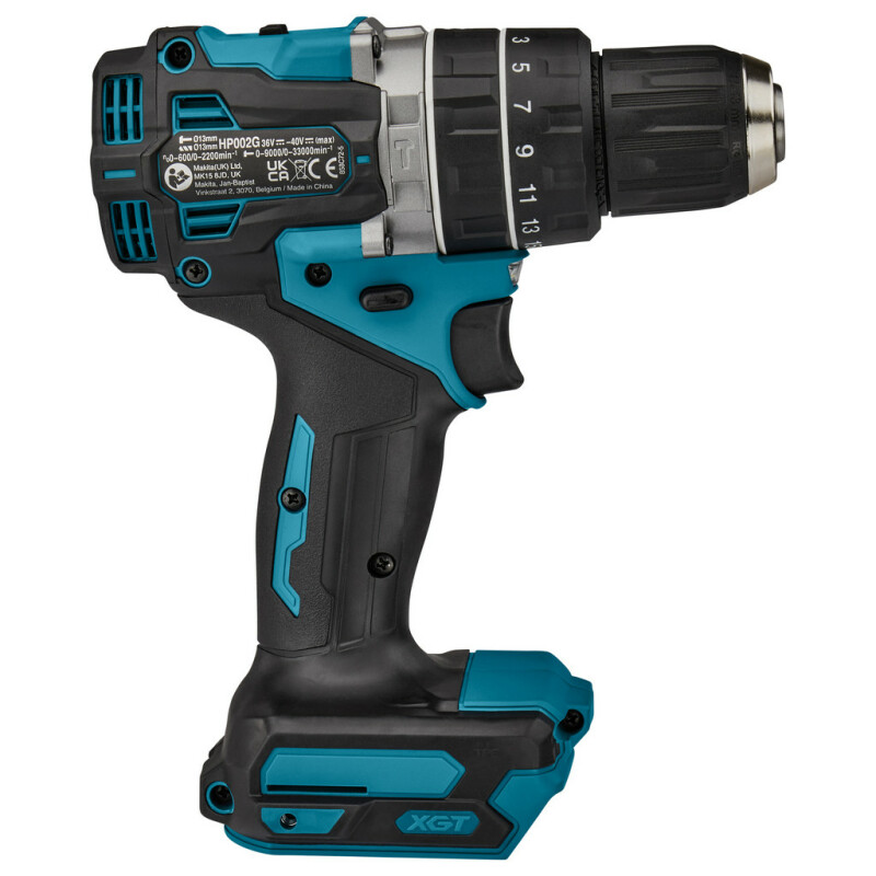 Аккумуляторная дрель-шуруповерт с ударом Makita XGT 40 V MAX HP002GZ (без АКБ) - Зображення 2