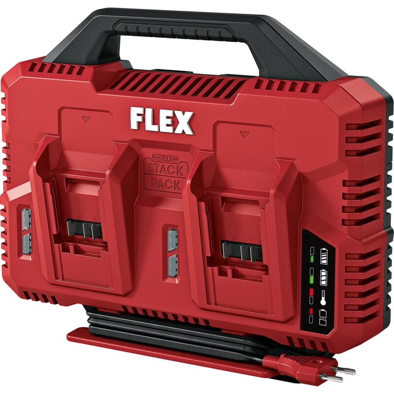 Двойное быстрое зарядное устройство FLEX CA SP 2 x 6 А 12/18 В