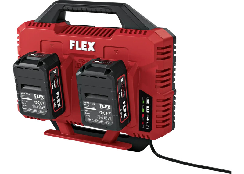 Двойное быстрое зарядное устройство FLEX CA SP 2 x 6 А 12/18 В - Зображення 2