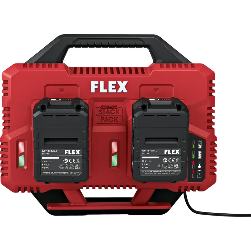 Двойное быстрое зарядное устройство FLEX CA SP 2 x 6 А 12/18 В - Зображення 3