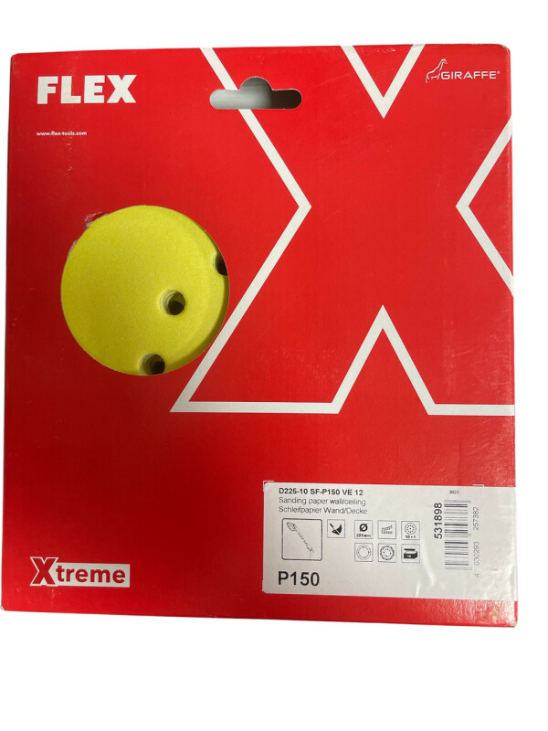 Шлифовальные круги D 225/P150 FLEX Xtreme (1ШТ) - Зображення 3