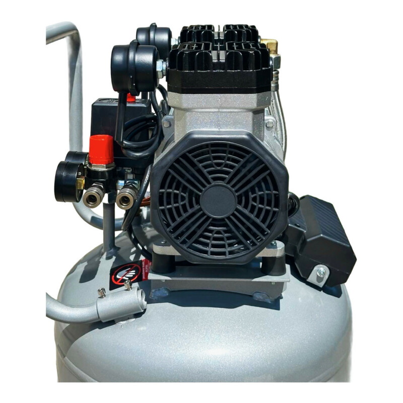 Поршневой безмаслянный воздушный компрессор 100 л Dolphin SZW2400AF0100V  2400Вт 530л/м - Зображення 5