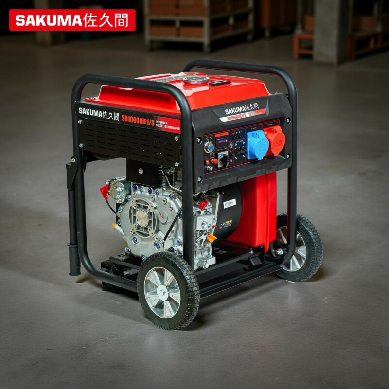 Инверторный дизельный генератор SAKUMA SD10000iE1/3 220В / З80В - Зображення 7