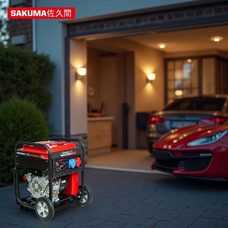 Инверторный дизельный генератор SAKUMA SD10000iE1/3 220В / З80В - Зображення 3