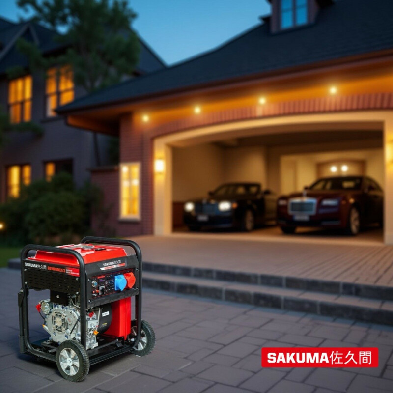 Инверторный дизельный генератор SAKUMA SD10000iE1/3  220В / З80В - Зображення 8