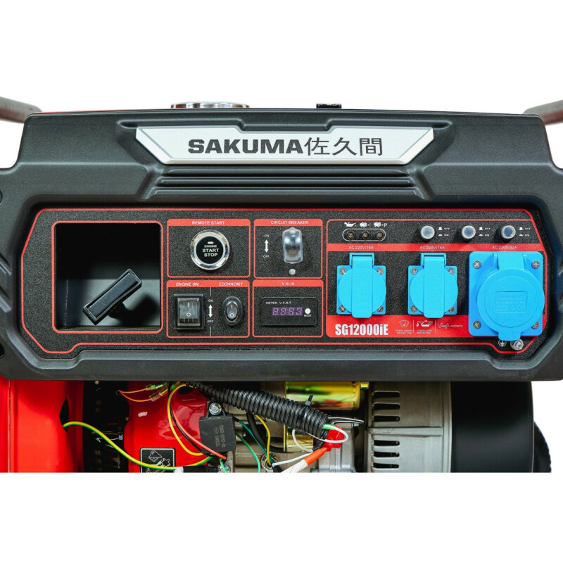 Генератор инверторный бензиновый SAKUMA SG12000iE 11,5кВА/9,5кВт, эл. стартер, пульт дистанционного управления - Зображення 2
