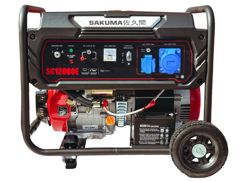 Генератор бензиновый SAKUMA SG12000E 11,5/кВА, 220В - Зображення 1