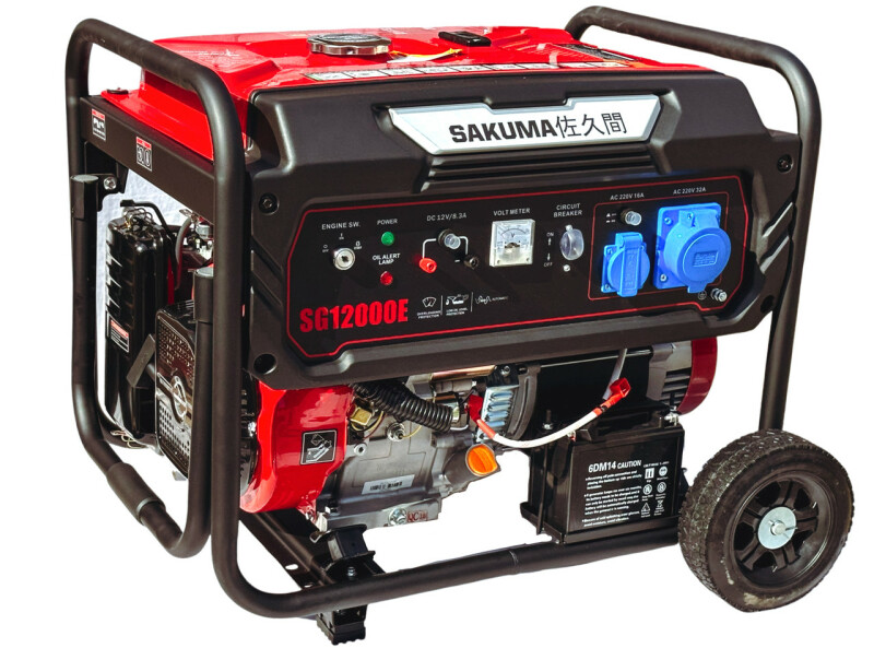 Генератор бензиновый SAKUMA SG12000E 11,5/кВА, 220В - Зображення 3