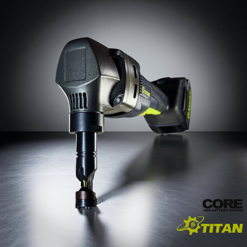 Аккумуляторные ножницы для металлочерепицы TITAN PPN1621B-CORE БЕЗ АКБ и ЗУ - Зображення 1