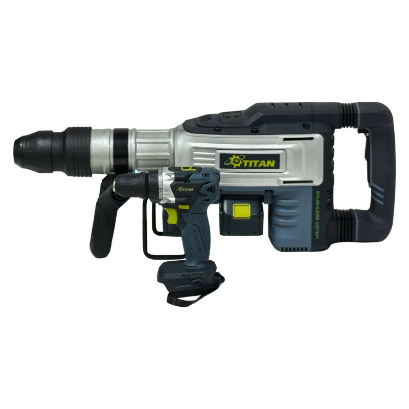 Аккумуляторный отбойный молоток TITAN PM4540B-CORE SDS-Max 21Вх2 (42В), 45 Дж - Зображення 4