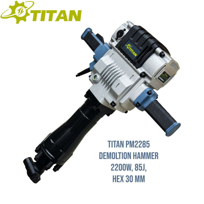 Отбойный молоток TITAN PM2285 HEX30mm. 2,2 кВт, 85 Дж