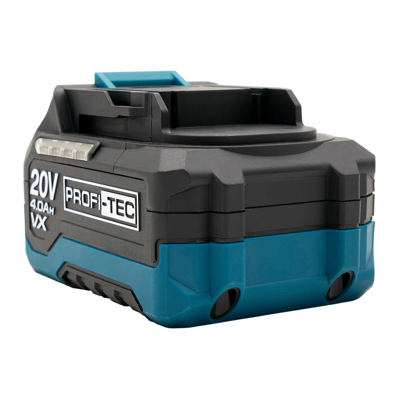 Аккумуляторная батарея PROFI-TEC PT2040VX POWERLine (20 В / 4.0 Ач, высокотоковая, с индикатором) - Зображення 3