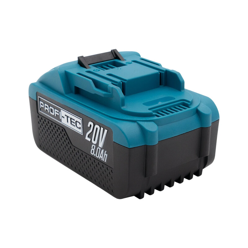 Аккумуляторная батарея PROFI-TEC PT2080EP POWERLine (20 В / 8.0 Ач, высокотоковая, с индикатором) - Зображення 2