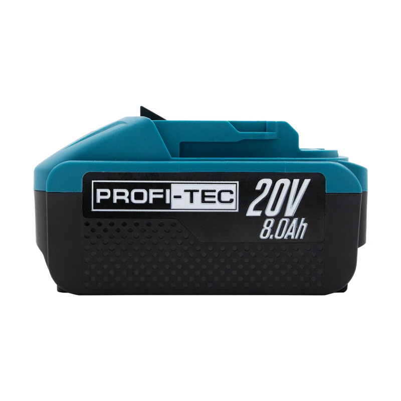 Аккумуляторная батарея PROFI-TEC PT2080EP POWERLine (20 В / 8.0 Ач, высокотоковая, с индикатором) - Зображення 3