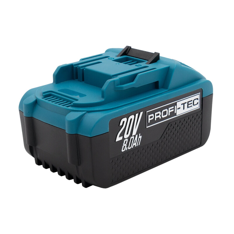 Аккумуляторная батарея PROFI-TEC PT2080EP POWERLine (20 В / 8.0 Ач, высокотоковая, с индикатором) - Зображення 4
