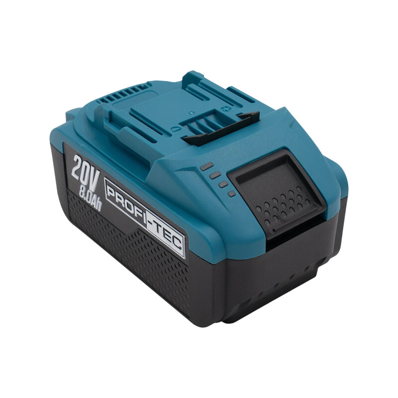 Аккумуляторная батарея PROFI-TEC PT2080EP POWERLine (20 В / 8.0 Ач, высокотоковая, с индикатором) - Зображення 5