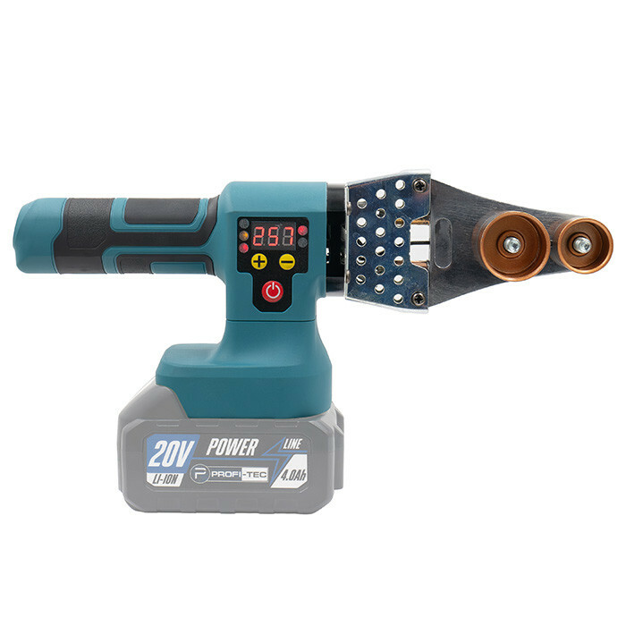 Аккумуляторный паяльник для труб PROFI-TEC PWM20BL POWERLine (без аккумулятора и зарядного устройства) - Зображення 2
