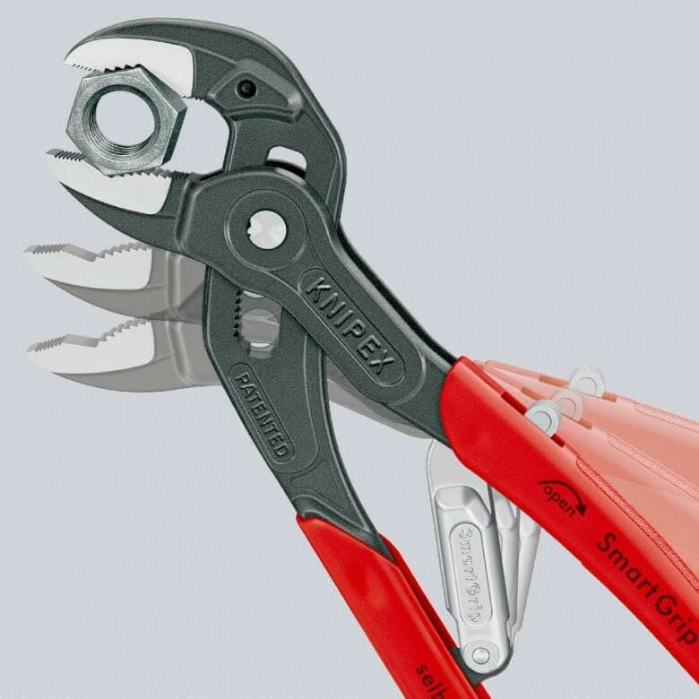 Высокотехнологичные сантехнические клещи KNIPEX SmartGrip 85 01 250 (автоматическая настройка) - Зображення 3