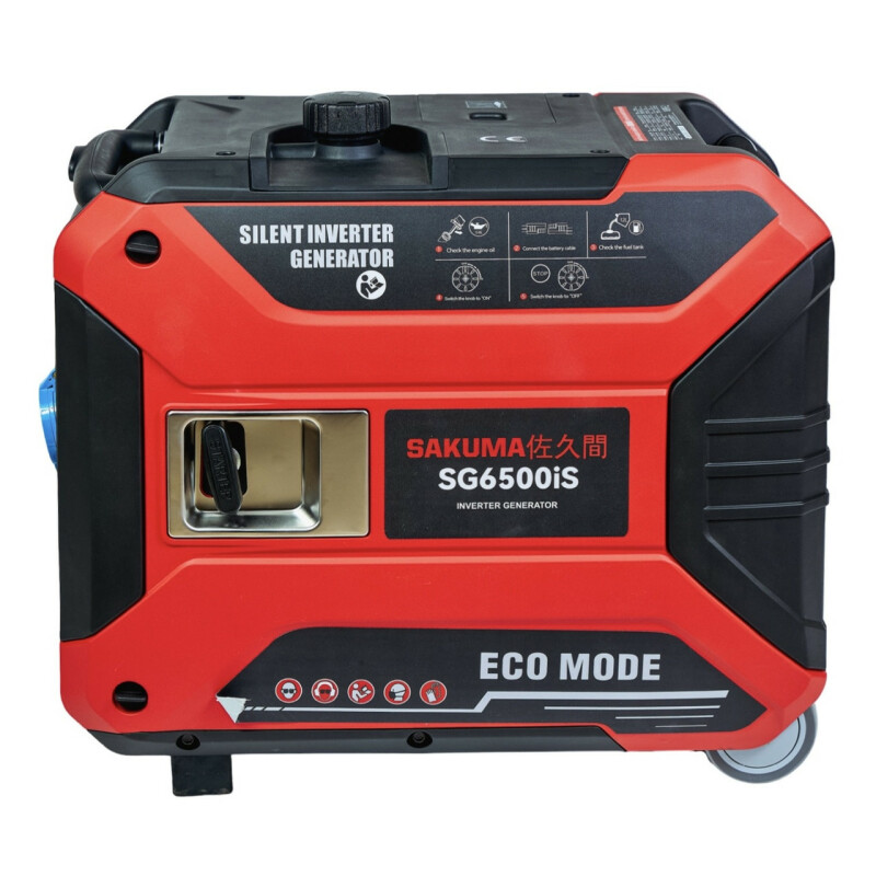 Инверторный бензиновый генератор SAKUMA SG6500iS 5,5кВт с электростартером - Зображення 3