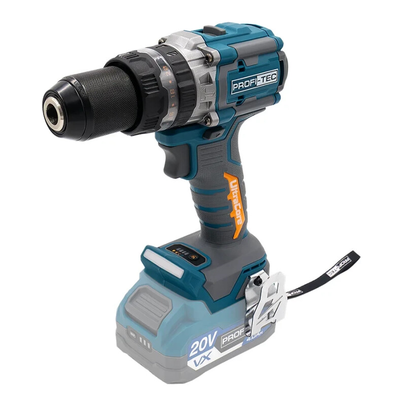Аккумуляторная дрель-шуруповерт PROFI-TEC PPCD16020 UltraCore 160nm (2×PT2040VX (4.0 Ач), зарядное устройство) - Зображення 3