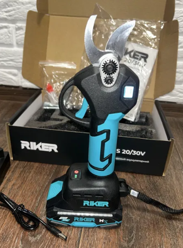 Секатор садовый аккумуляторный RIKER RPS 20/30V - Зображення 1