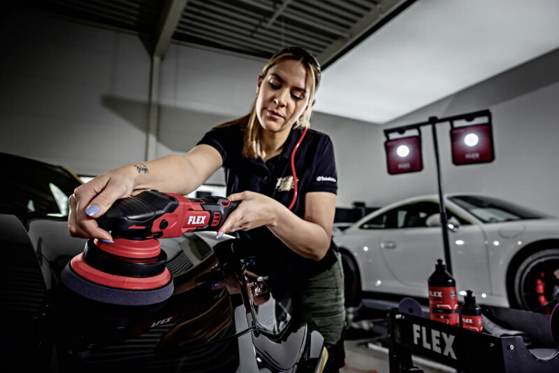 Эксцентриковая полировальная машина безщеточная FLEX XFE 2 15 14-EC C - Зображення 2