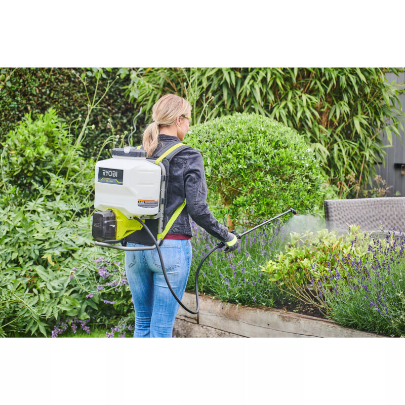 Ранцевый аккумуляторный опрыскиватель  RYOBI RY18BPSA-0 ONE+ 18 В 15 L - Зображення 6