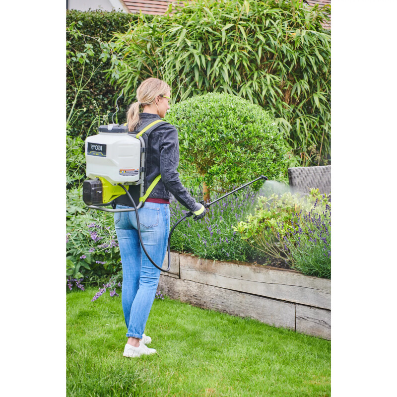 Ранцевый аккумуляторный опрыскиватель  RYOBI RY18BPSA-0 ONE+ 18 В 15 L - Зображення 7