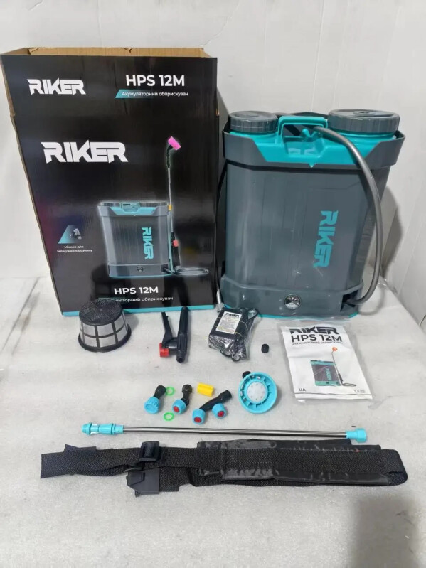 Аккумуляторный опрыскиватель с миксером RIKER HPS 12M - Зображення 1