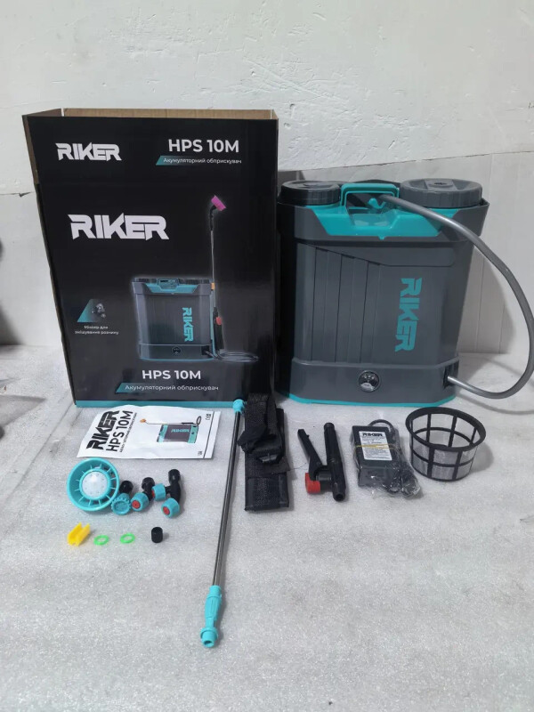 Аккумуляторный опрыскиватель RIKER HPS 10M со встроенным миксером - Зображення 1