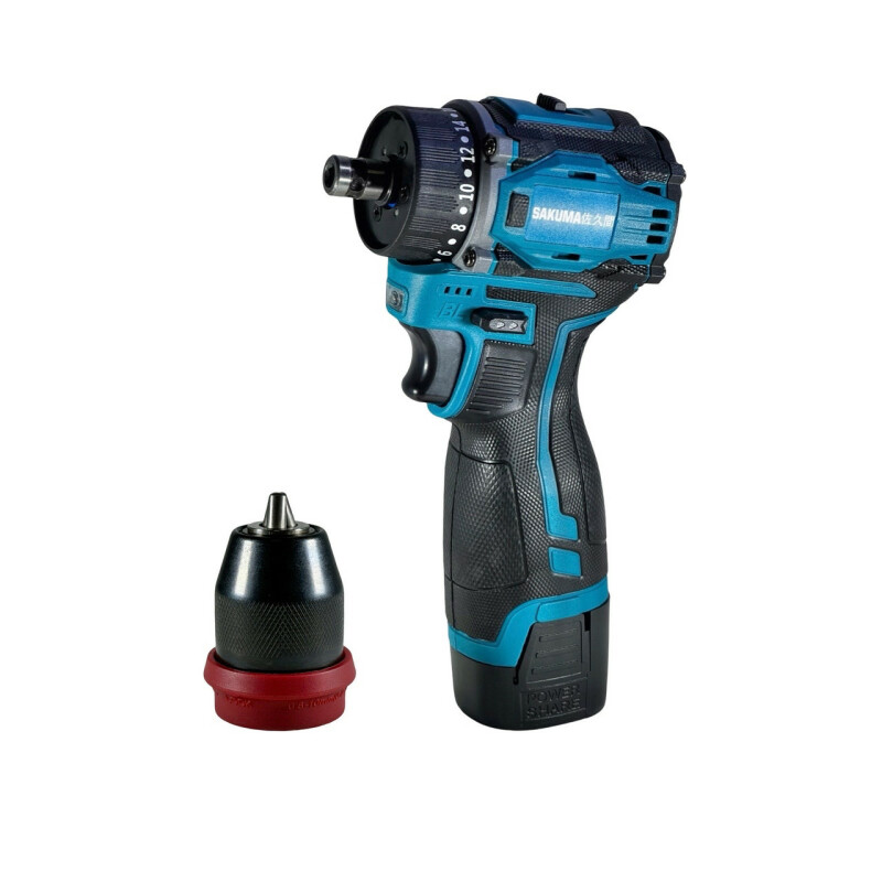 Безщеточная аккумуляторная дрель-шуруповерт SAKUMA BLUE CDC4516BQ SET 16,8 В  50 Нм - Зображення 1