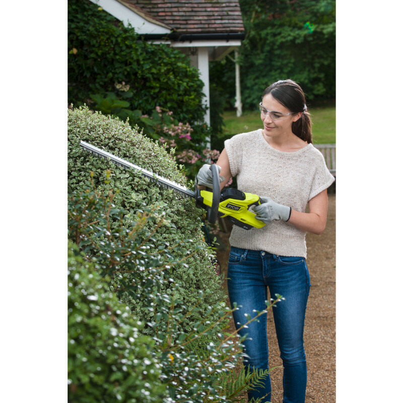 Аккумуляторный кусторез RYOBI OHT1845 ONE+18V лезвие 45 см - Зображення 6
