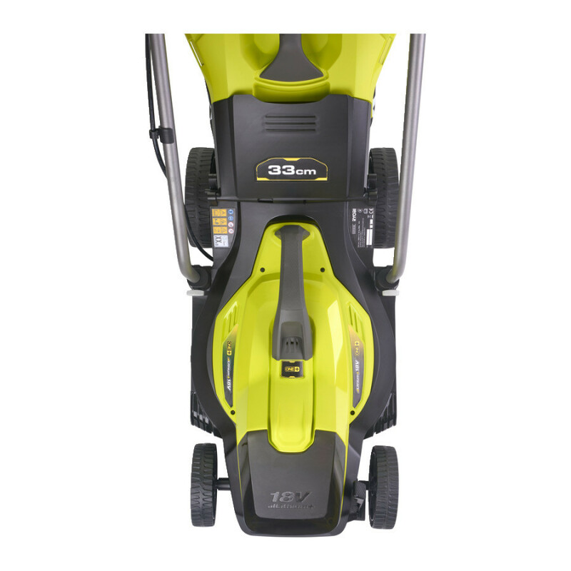 Аккумуляторная газонокосилка RYOBI OLM1833B ONE+18V ширина скашивания 33 см - Зображення 2