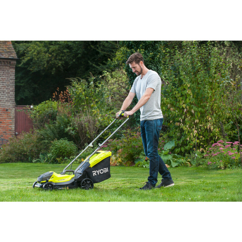 Аккумуляторная газонокосилка RYOBI OLM1833B ONE+18V ширина скашивания 33 см - Зображення 5
