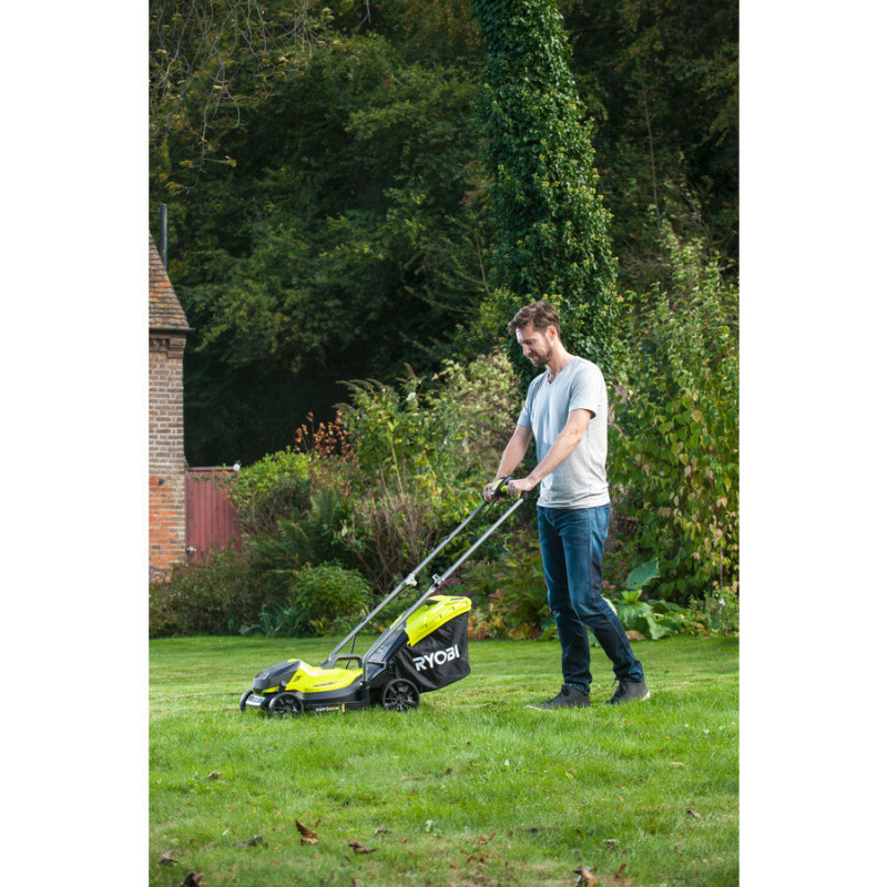 Аккумуляторная газонокосилка RYOBI OLM1833B ONE+18V ширина скашивания 33 см - Зображення 6