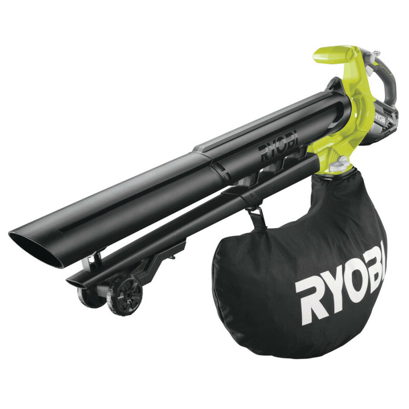 Аккумуляторный бесщеточный садовый пылесос-воздуходувка RYOBI OBV18 ONE+ 18v