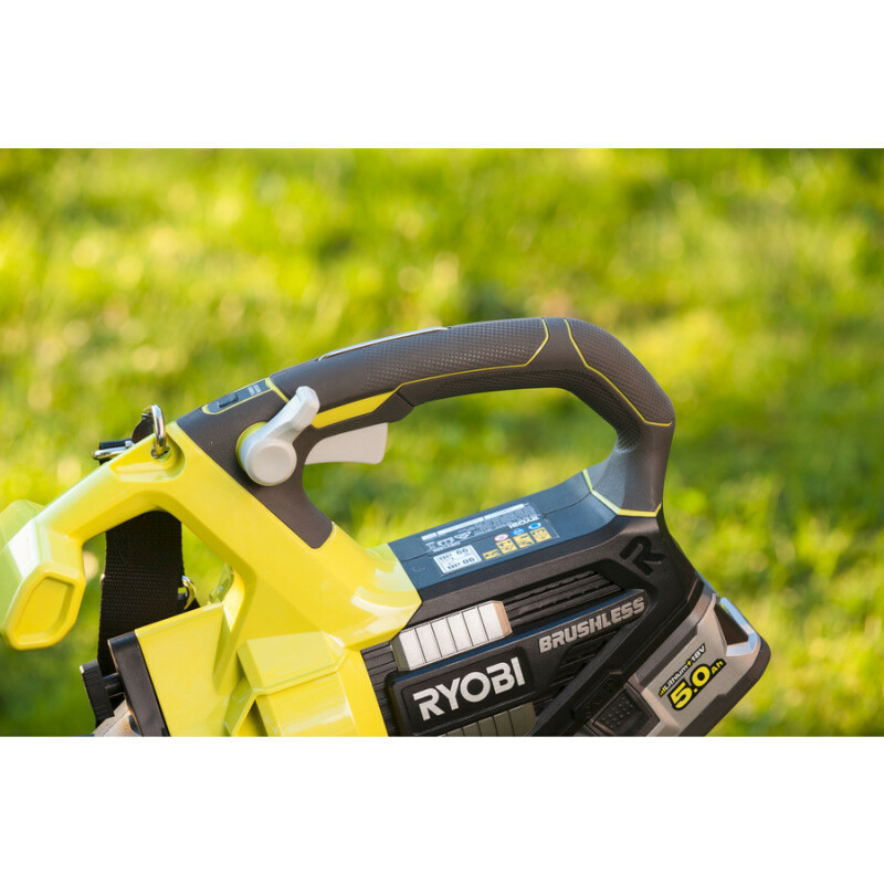 Аккумуляторный бесщеточный садовый пылесос-воздуходувка RYOBI OBV18 ONE+ 18v - Зображення 7
