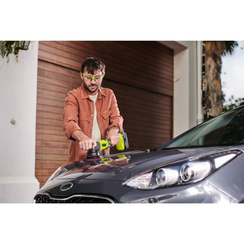 Аккумуляторная полировальная машина RYOBI R18P-0 ONE+ 18v - Зображення 2