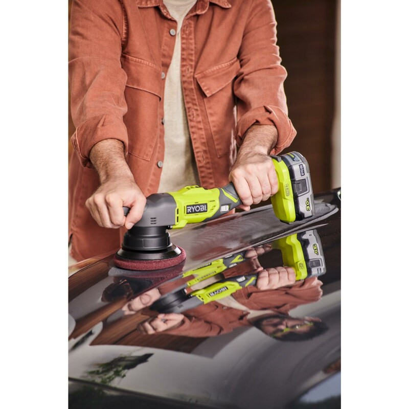 Аккумуляторная полировальная машина RYOBI R18P-0 ONE+ 18v - Зображення 3