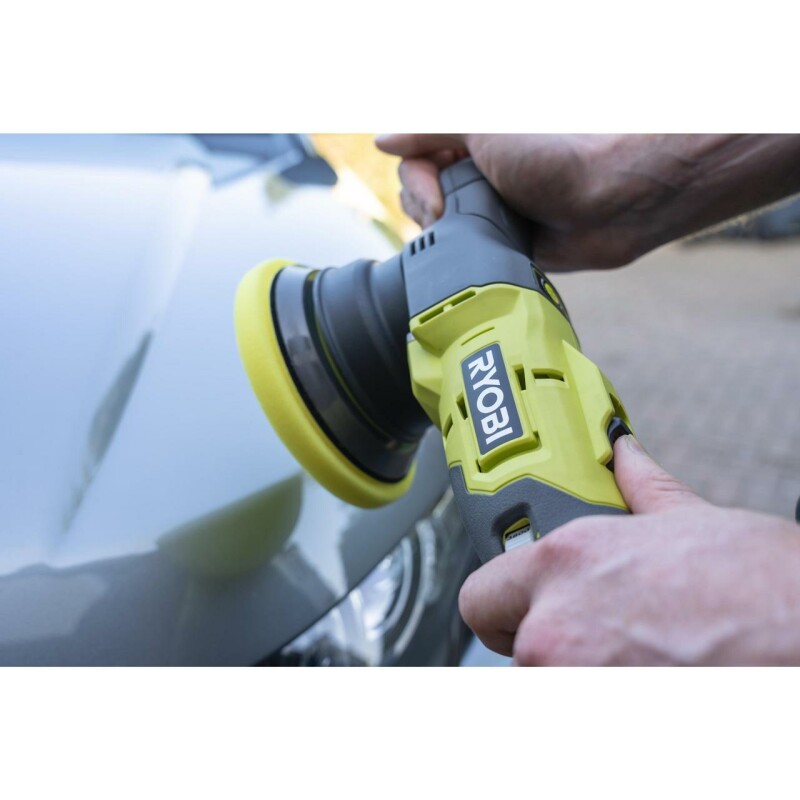 Аккумуляторная полировальная машина RYOBI R18P-0 ONE+ 18v - Зображення 4