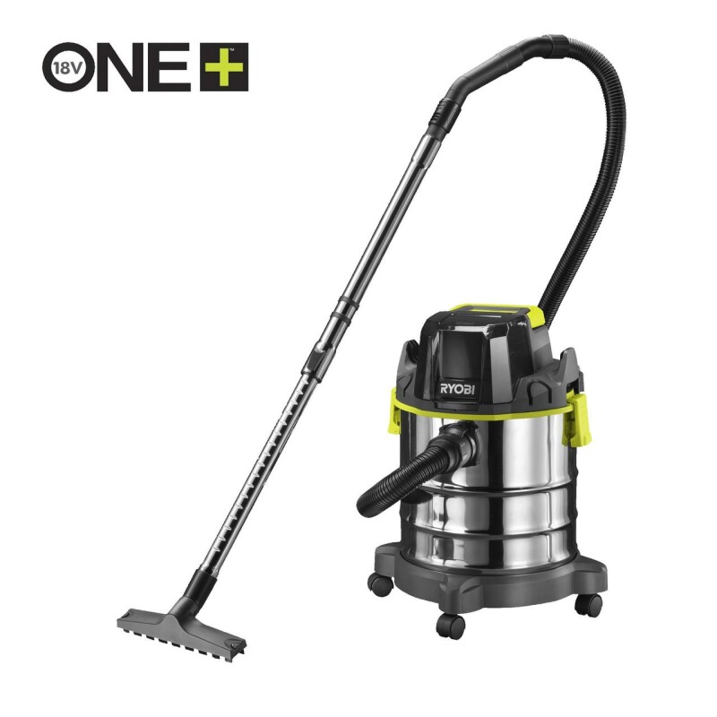 Аккумуляторный пылесос для сухого и влажного мусора RYOBI R18WDV-0 ONE+ 18v - Зображення 1