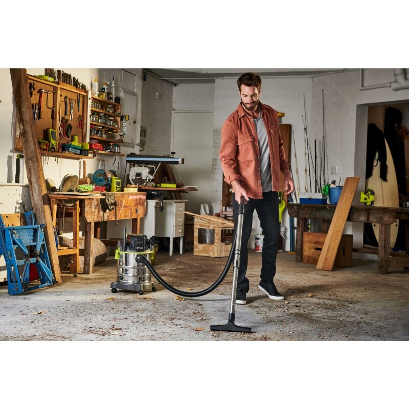 Аккумуляторный пылесос для сухого и влажного мусора RYOBI R18WDV-0 ONE+ 18v - Зображення 3