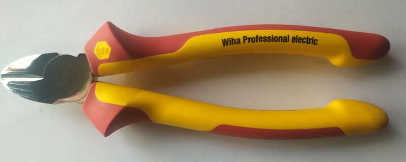 Кусачки боковые диэлектрические хромированные Wiha Professional 180 мм  VDE - Зображення 1